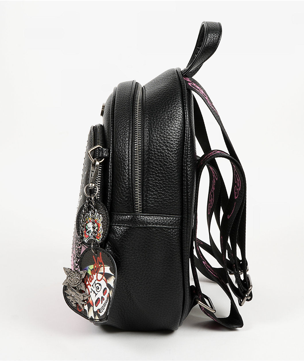 Ed Hardy Harlow Black Mini Backpack