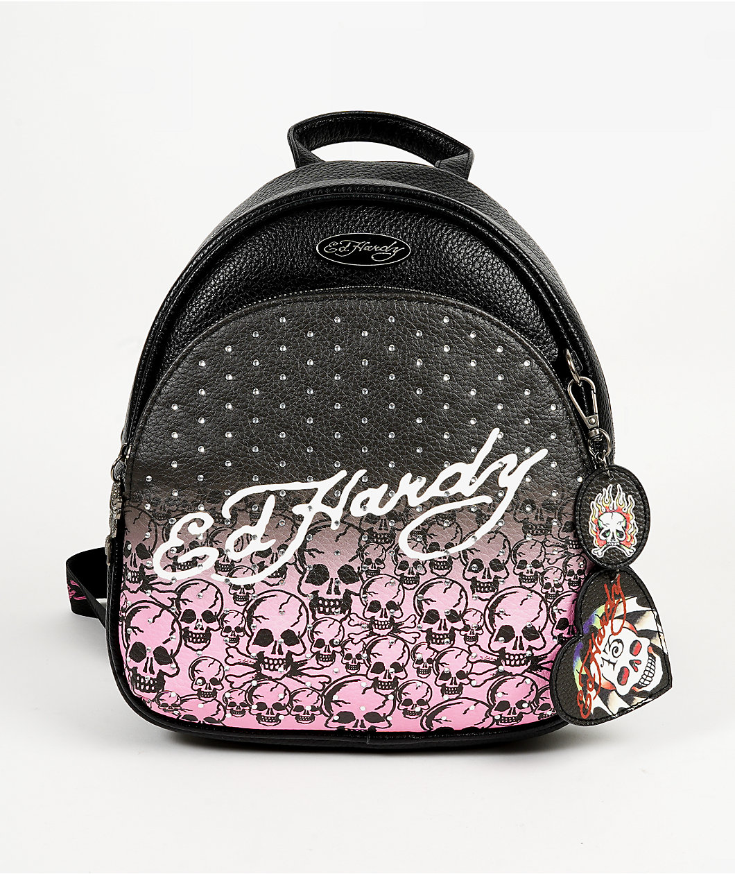 Ed Hardy Harlow Black Mini Backpack
