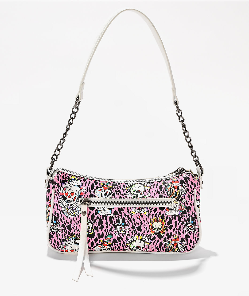 Ed Hardy Hazel Pink Shoulder Bag