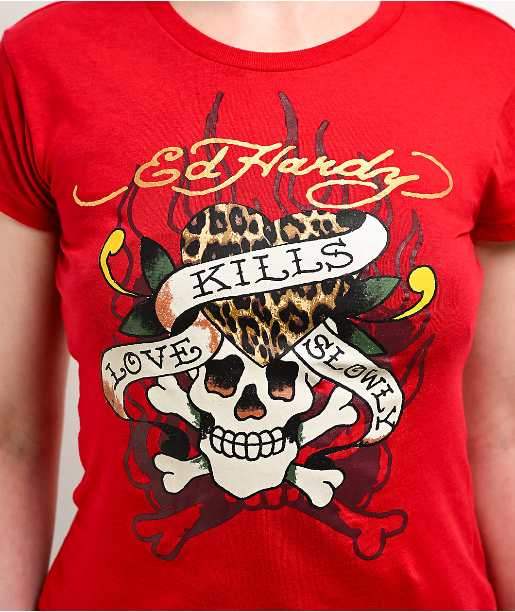 Ed Hardy LKS Red T-Shirt
