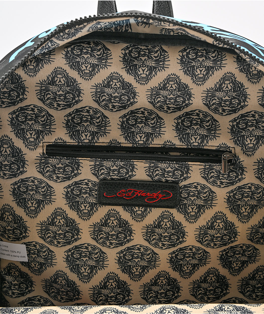 Ed Hardy Lulu Black Backpack
