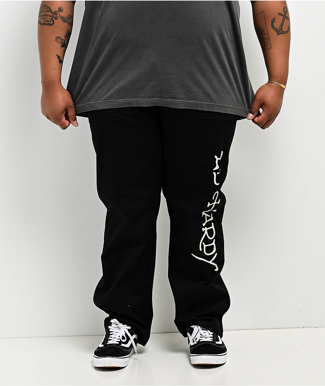 Ed Hardy NYC Skull Black Utility Pants