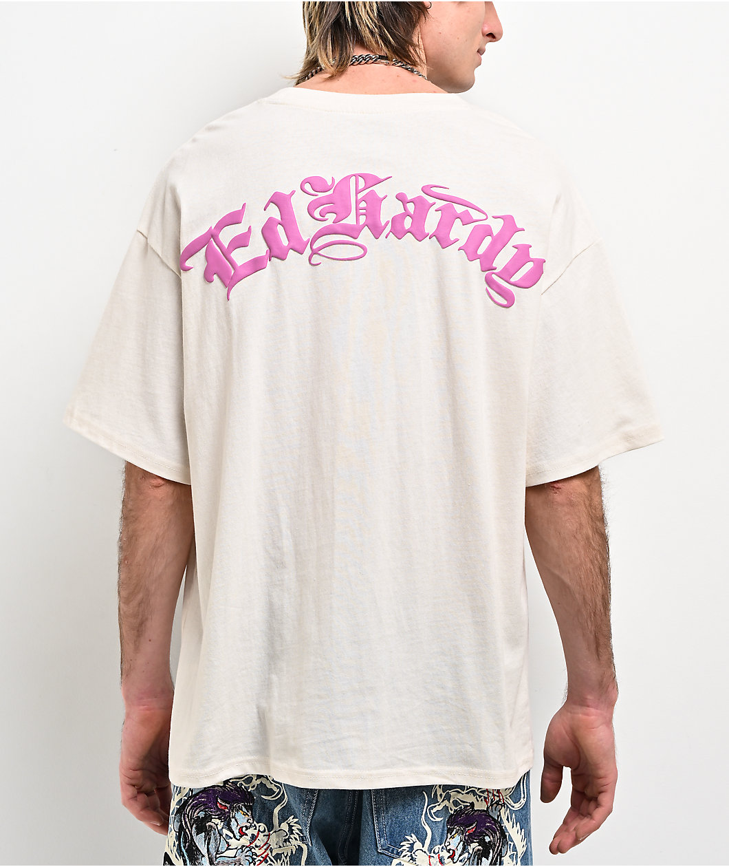 Ed Hardy Panthers Ivory T-Shirt