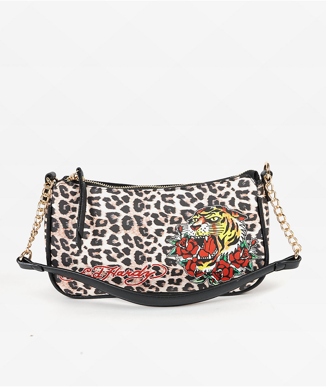 Ed Hardy Wild Side Leopard Handbag