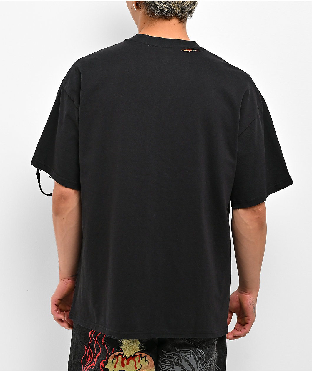 Ed Hardy x Broken Promises Forget You Destroyed Black T-Shirt