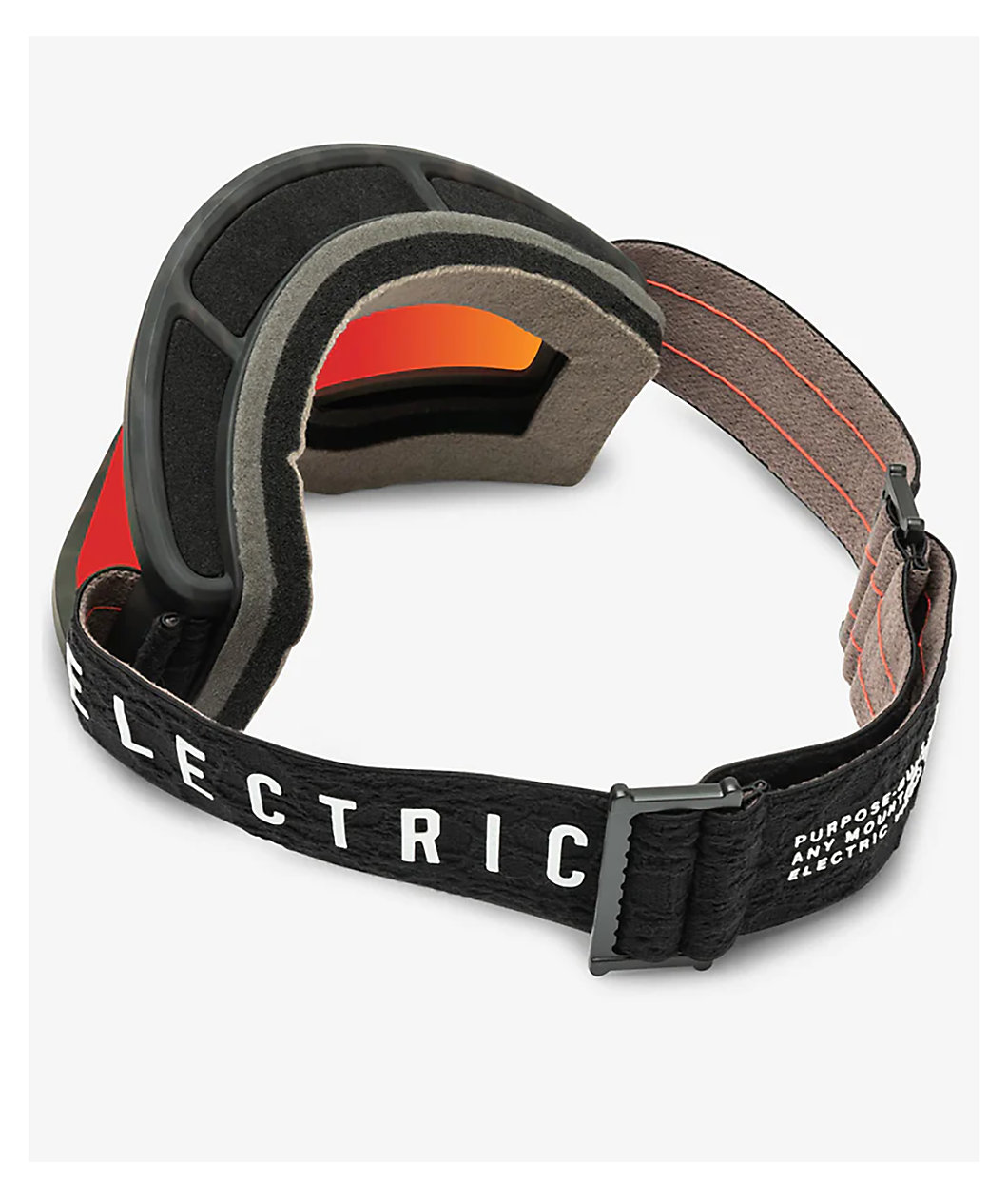 Electric EGV Black Tort and Red Chrome Snowboard Goggles