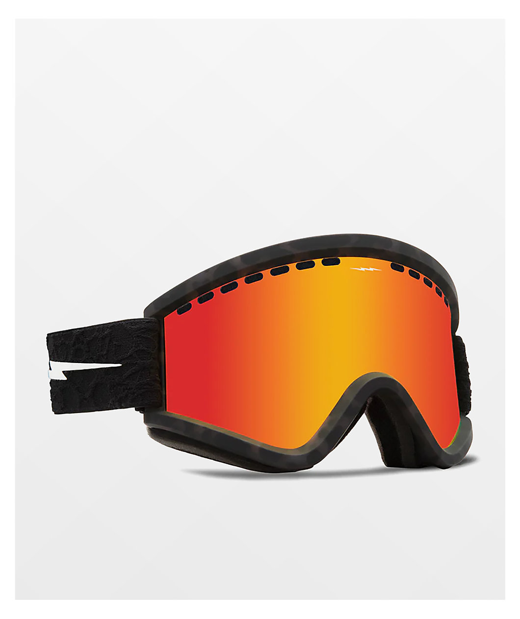 Electric EGV Black Tort and Red Chrome Snowboard Goggles