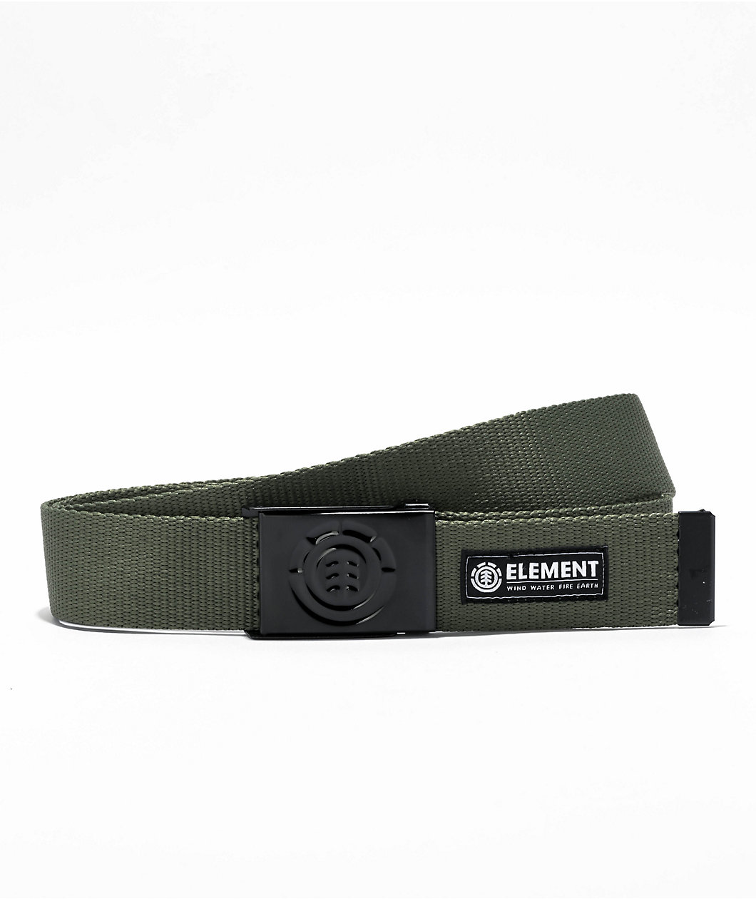 Element Beyond Dark Green Web Belt