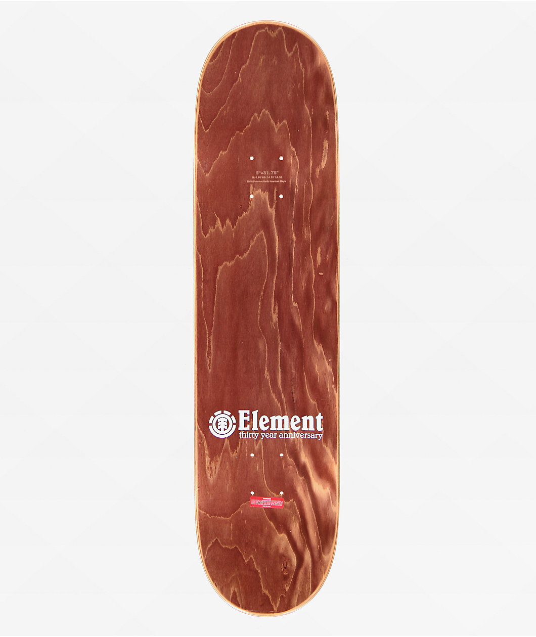 Element Brandon Westgate 30 Year Anniversary 8.0" Skateboard Deck