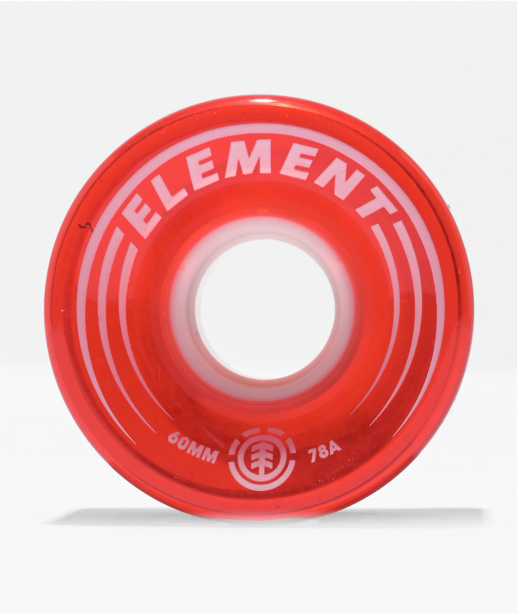 Element Filmer 60mm 78a Red Cruiser Skateboard Wheels