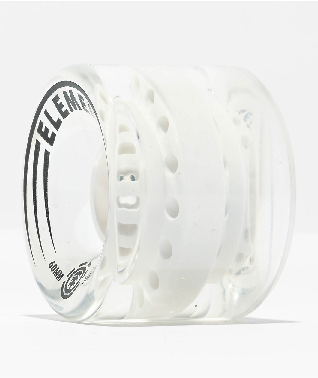Element Filmer 60mm 78a Translucent White Cruiser Skateboard Wheels
