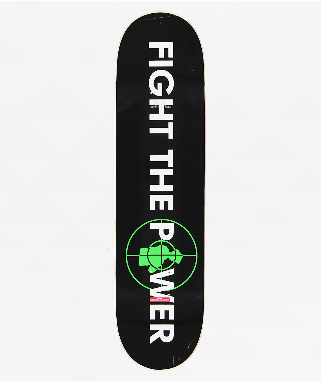 Element x Public Enemy Stencil 8.25" Skateboard Deck