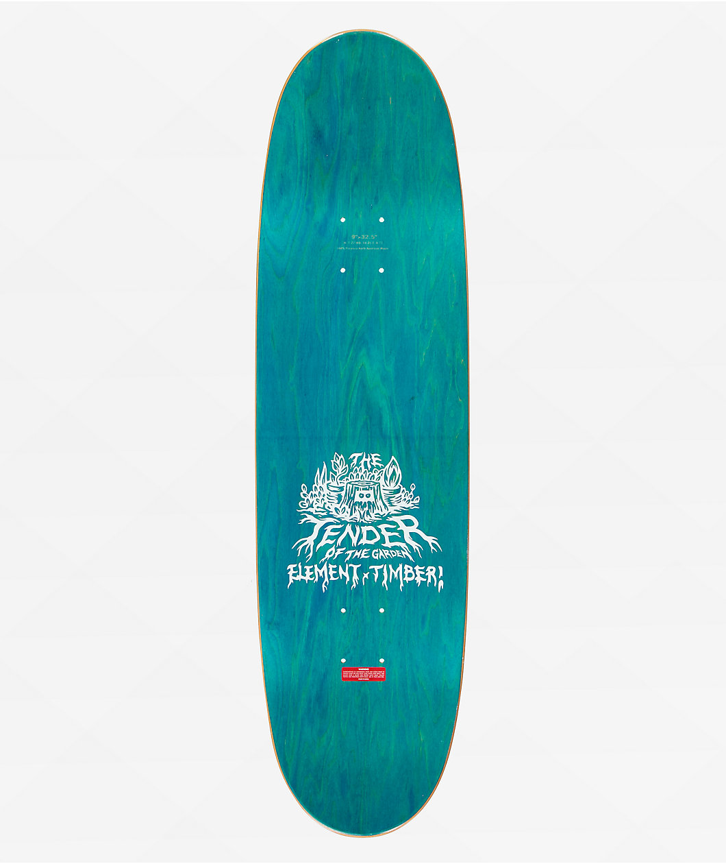 Element x Timber! Garden Keeper 9.0" Skateboard Deck