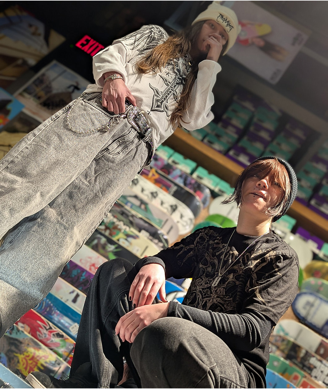 Ella Shea Cross Bling Black Belt