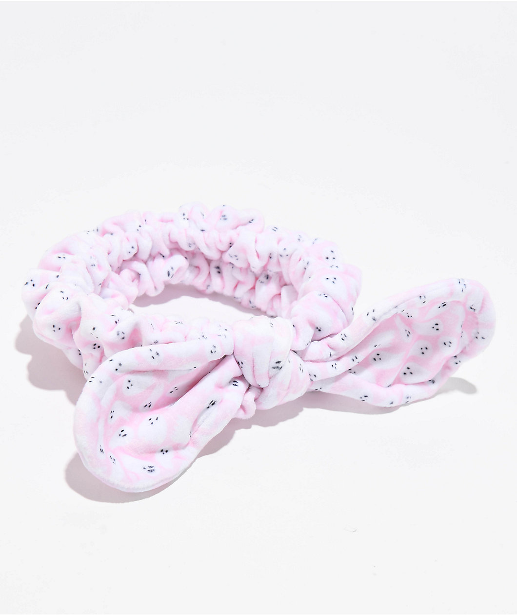 Ella Shea Ghost Pink Plush Bow Headband