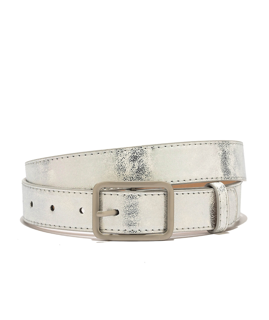 Ella Shea Silver Snakeskin Belt