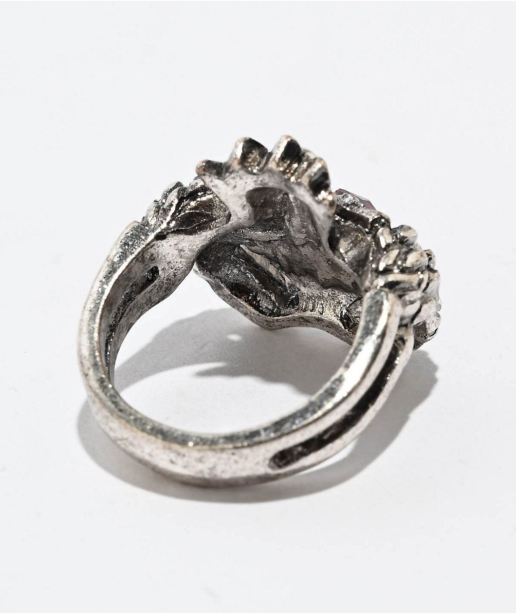 Ella Shea Skeleton Silver Claddagh Ring