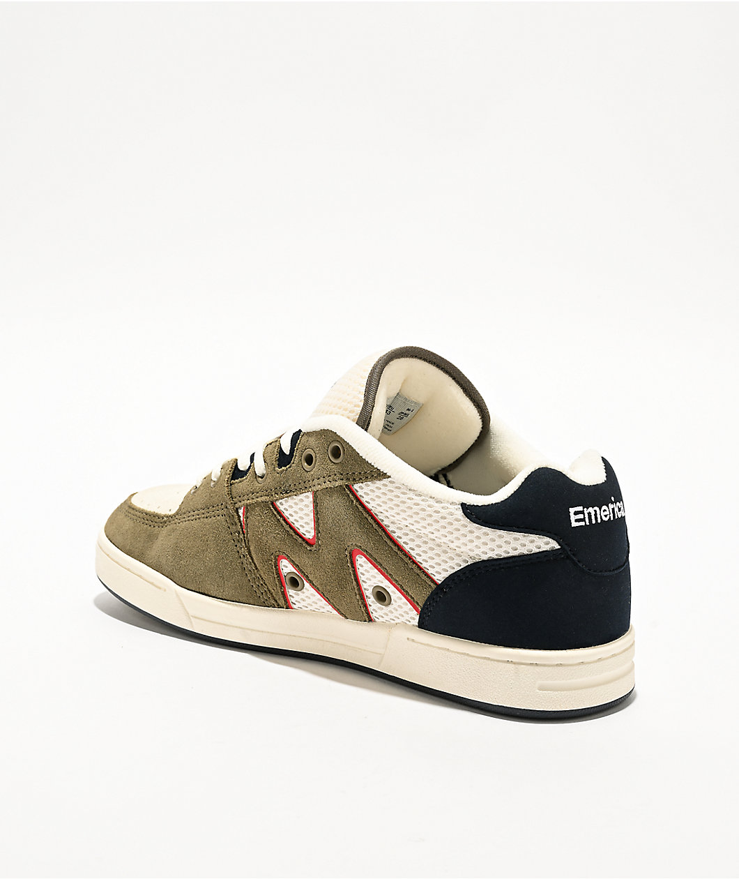 Emerica OG-1 Olive & White Skate Shoes