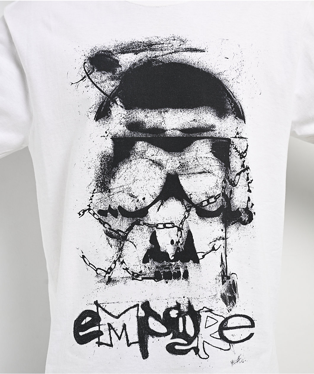 Empyre Angst Album White Long Sleeve T-Shirt