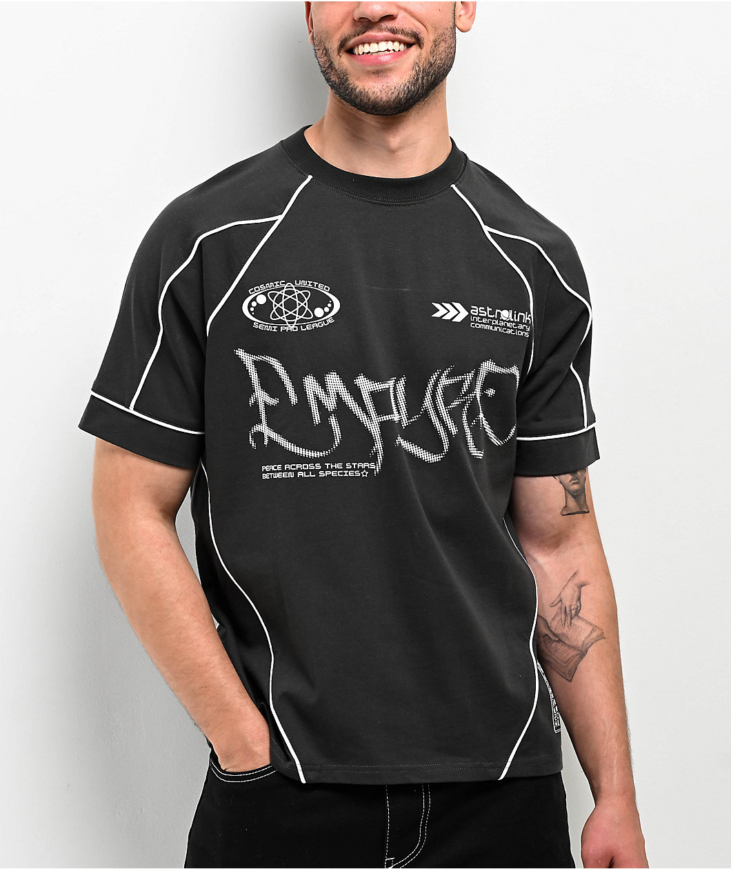 Empyre Astrolink Knit Black T-Shirt