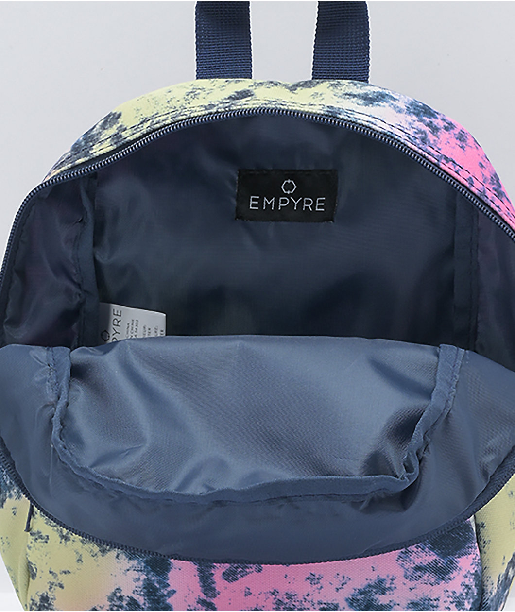 Empyre Axelle Mini Pink, Yellow & Blue Acid Wash Backpack