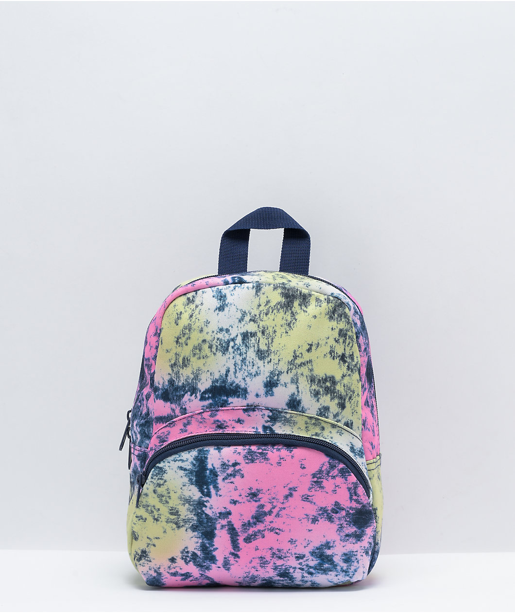 Empyre Axelle Mini Pink, Yellow & Blue Acid Wash Backpack