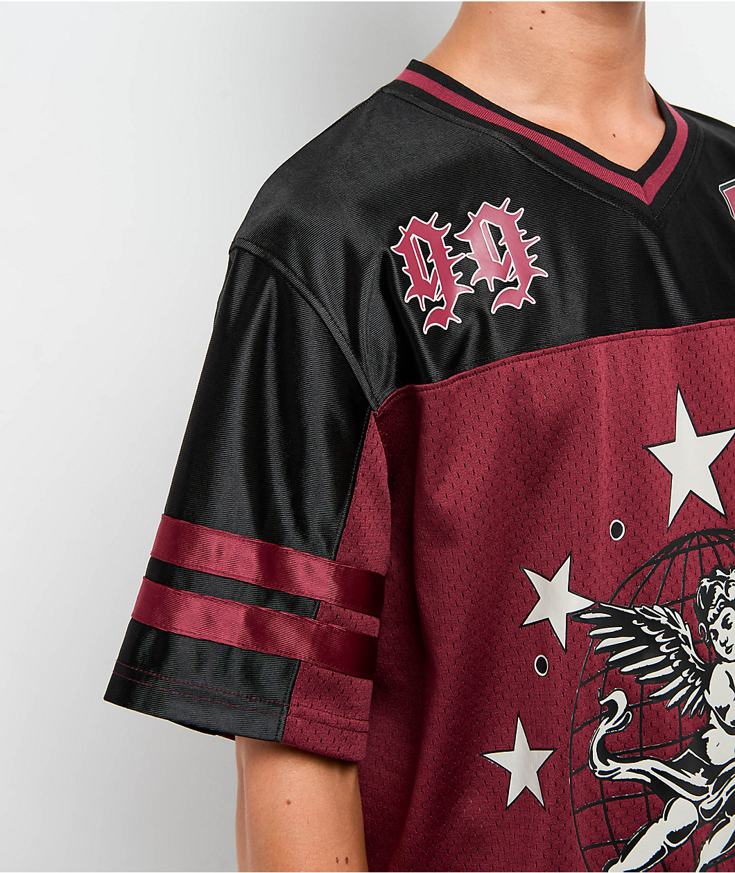 Empyre Big World Maroon Football Jersey