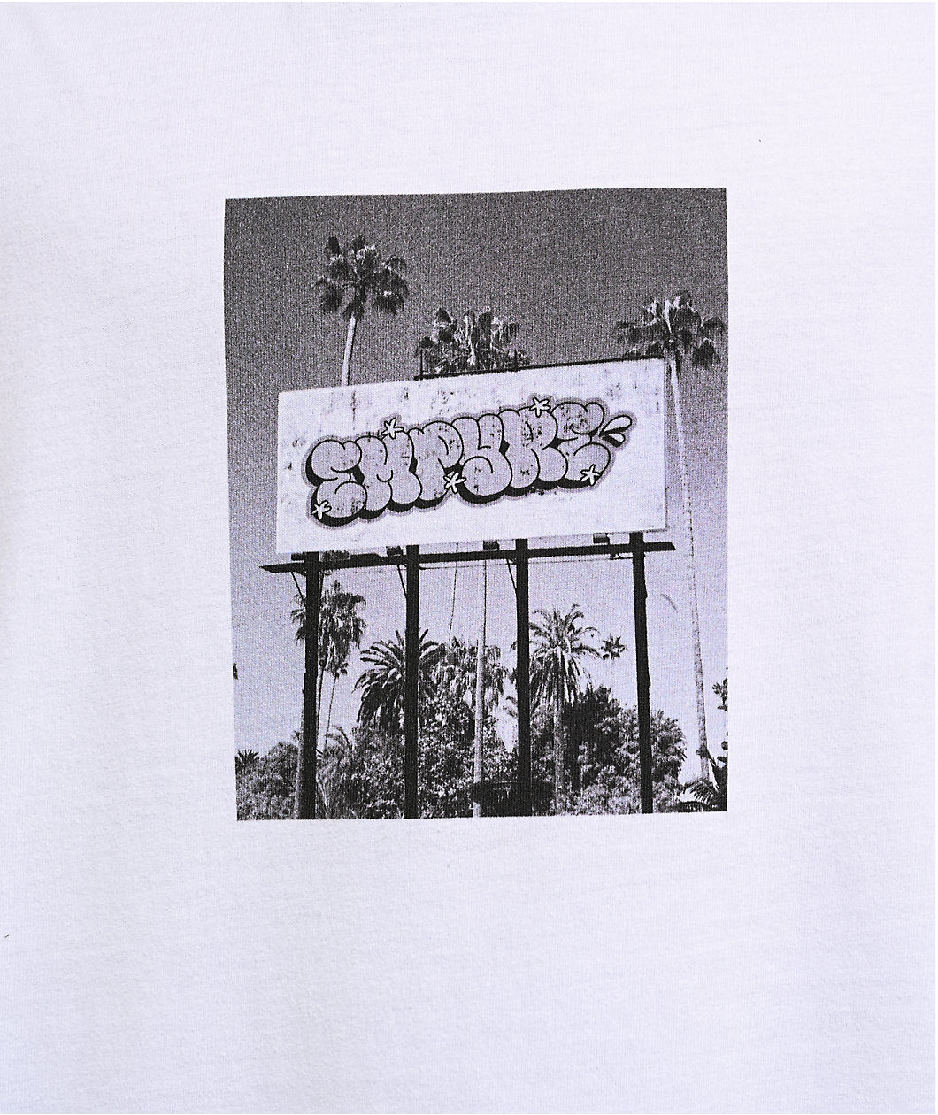 Empyre Billboard Bomber White T-Shirt
