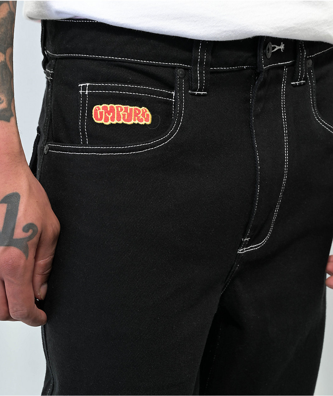 Empyre Black Carpenter Skate Jeans