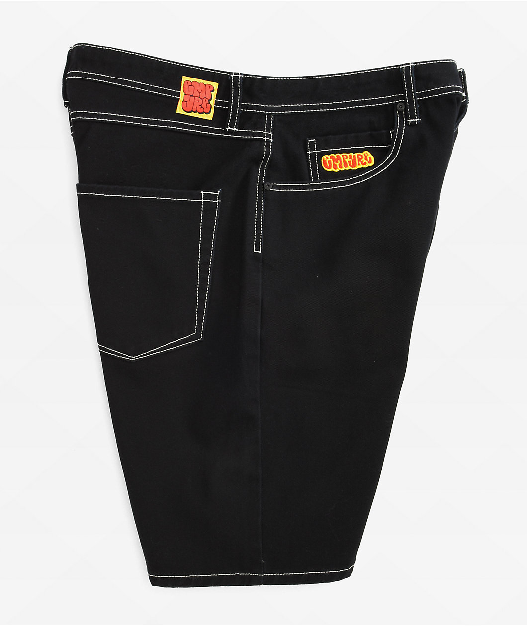 Empyre Black Denim Skate Shorts