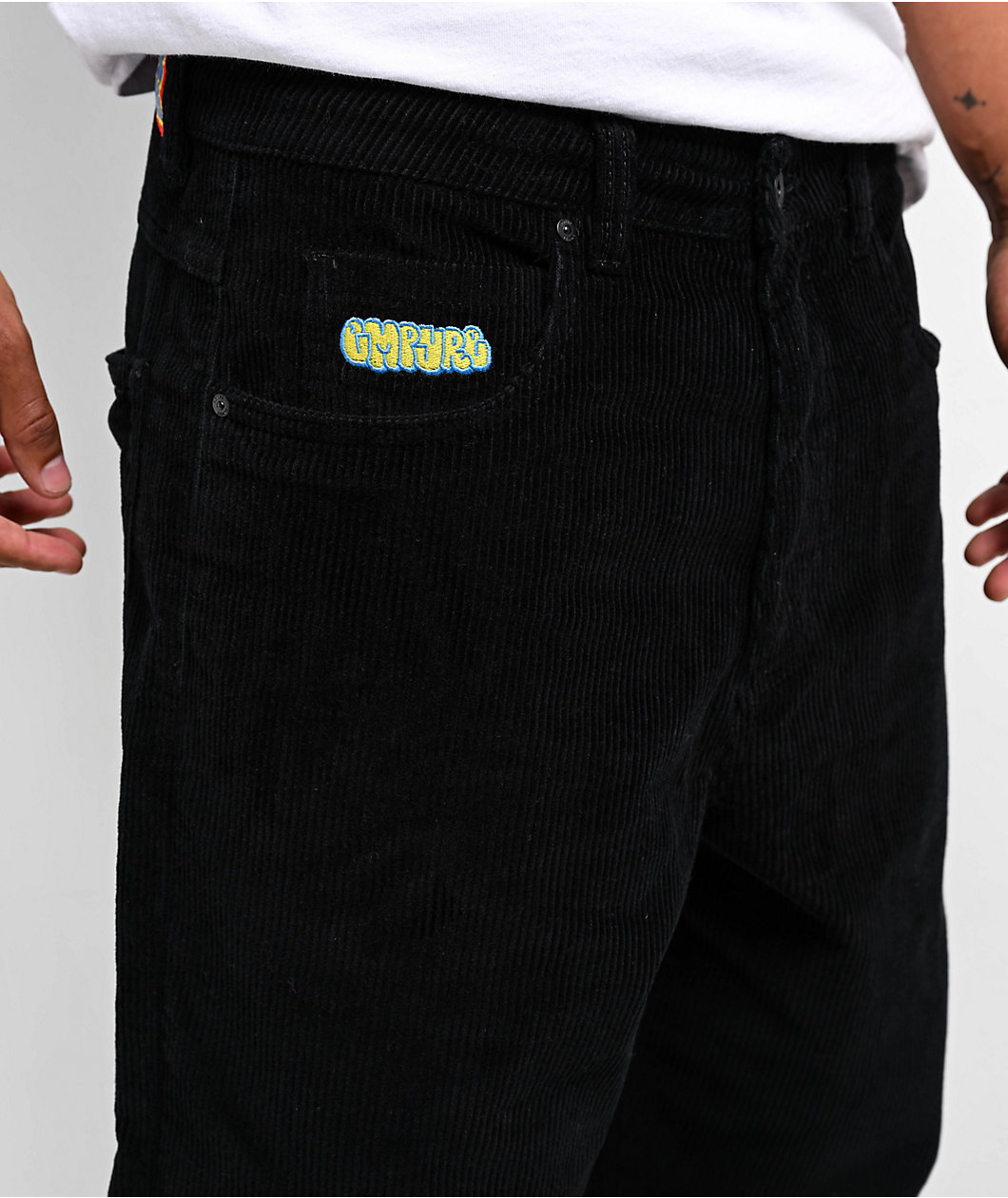 Empyre Black Ultra Loose Corduroy Skate Pants