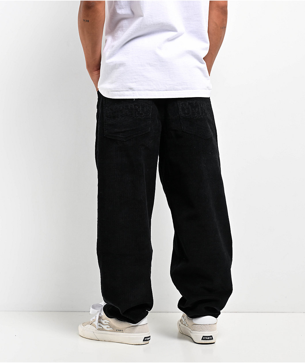 Empyre Black Ultra Loose Corduroy Skate Pants