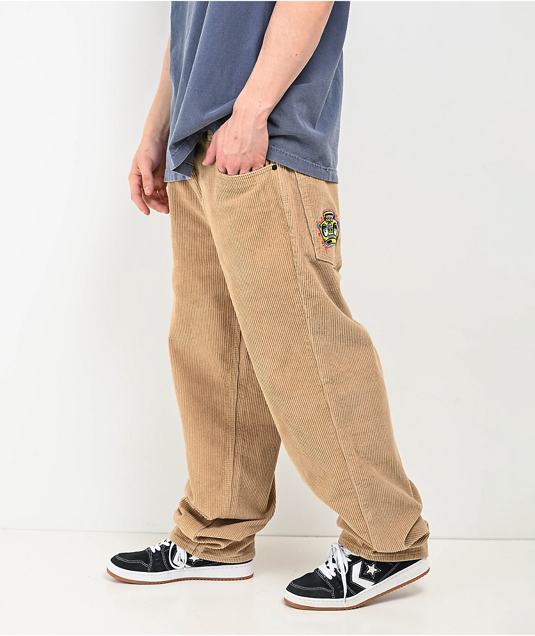 Empyre Boom Box Khaki Corduroy Skate Pants