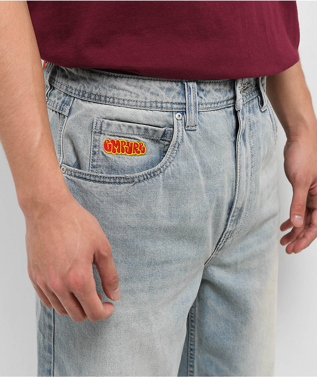 Empyre Boombox Light Wash Denim Skate Jeans