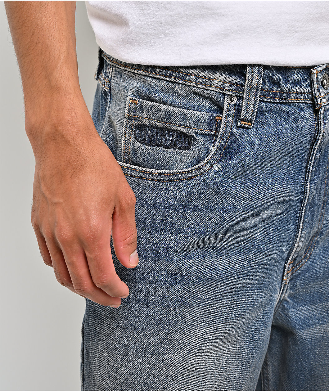 Empyre Boxcar Blue Wash Loose Fit Skate Jeans