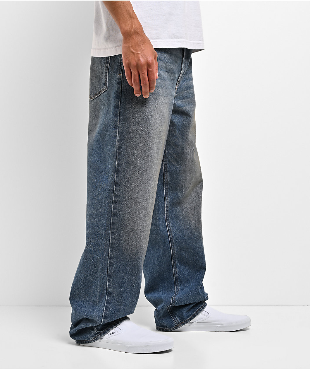 Empyre Boxcar Blue Wash Loose Fit Skate Jeans