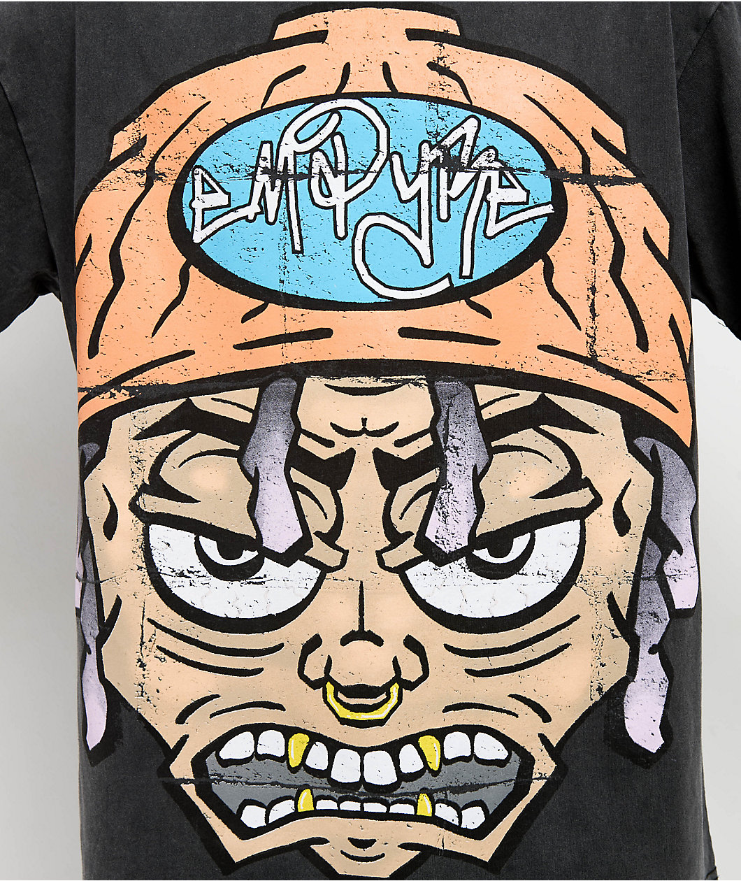 Empyre Bro Big Head Washed Black T-Shirt