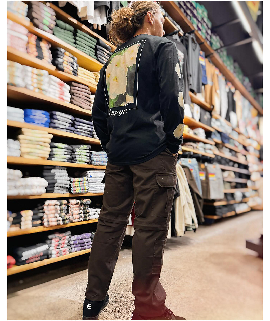 Empyre Brown Zip Off Cargo Skate Pants