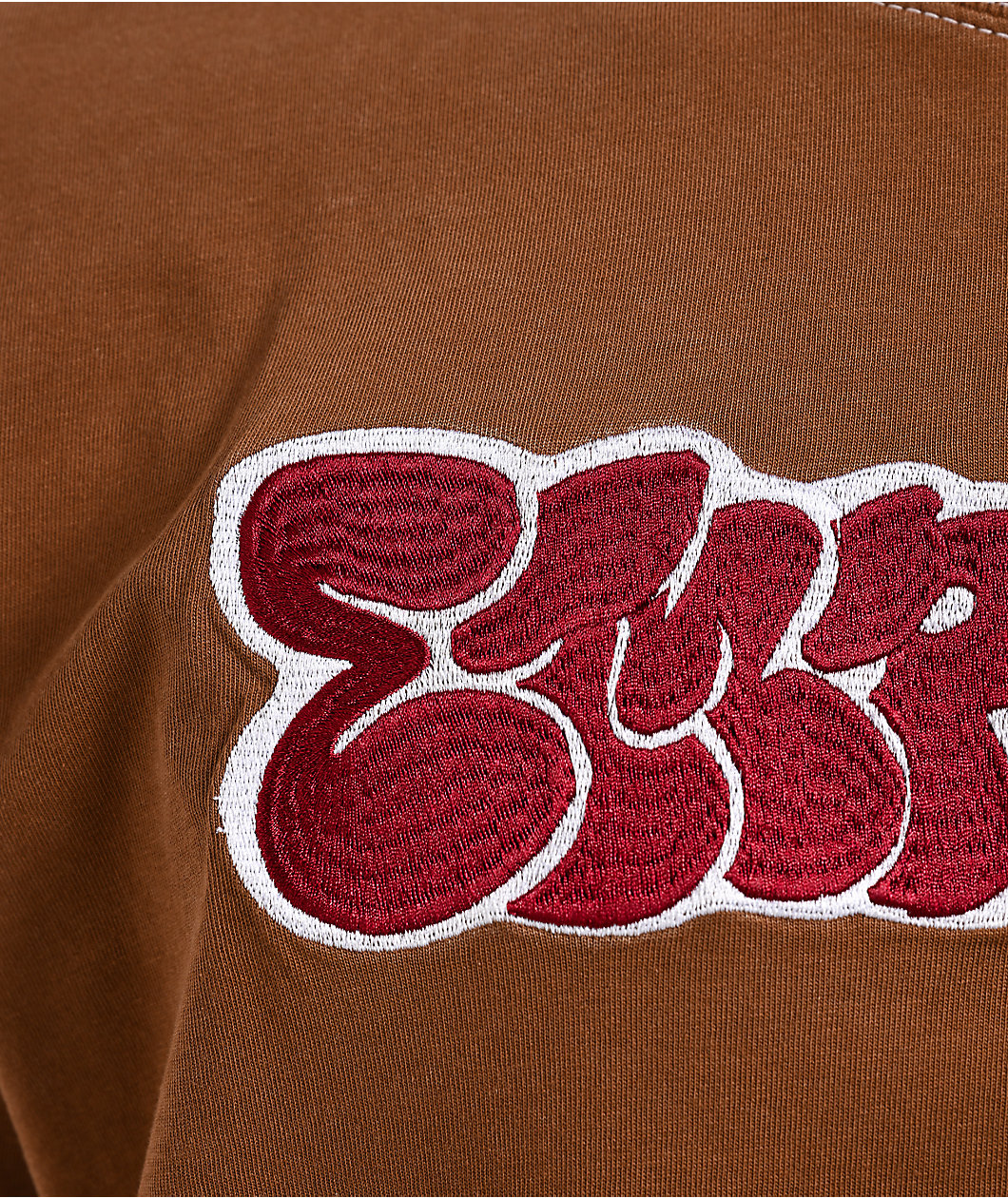 Empyre Bulldog Quarterback Brown Boxy T-Shirt