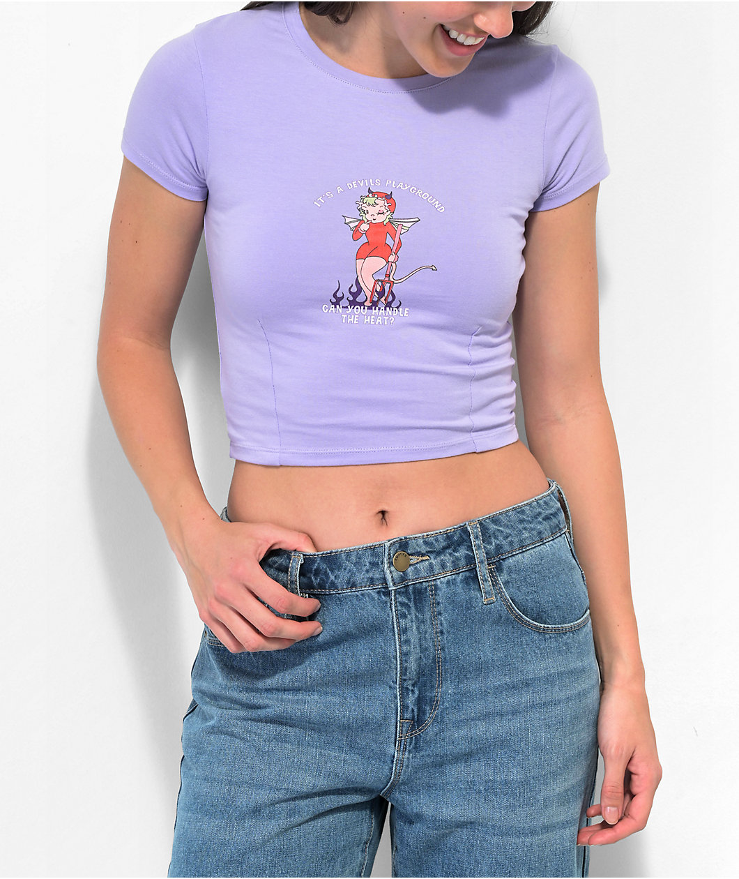 Empyre Can't Handle The Heat Purple Baby T-Shirt