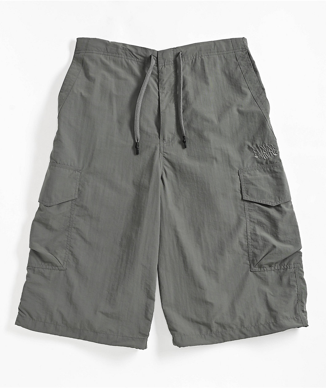 Empyre Canopy Dark Grey Loose Fit Cargo Shorts