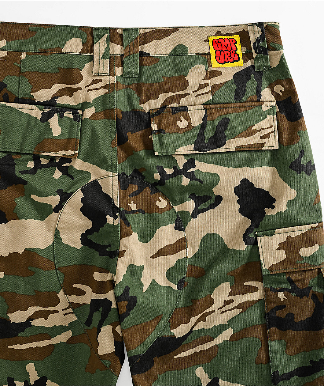 Empyre Cargo Loose Fit Camo Skate Shorts