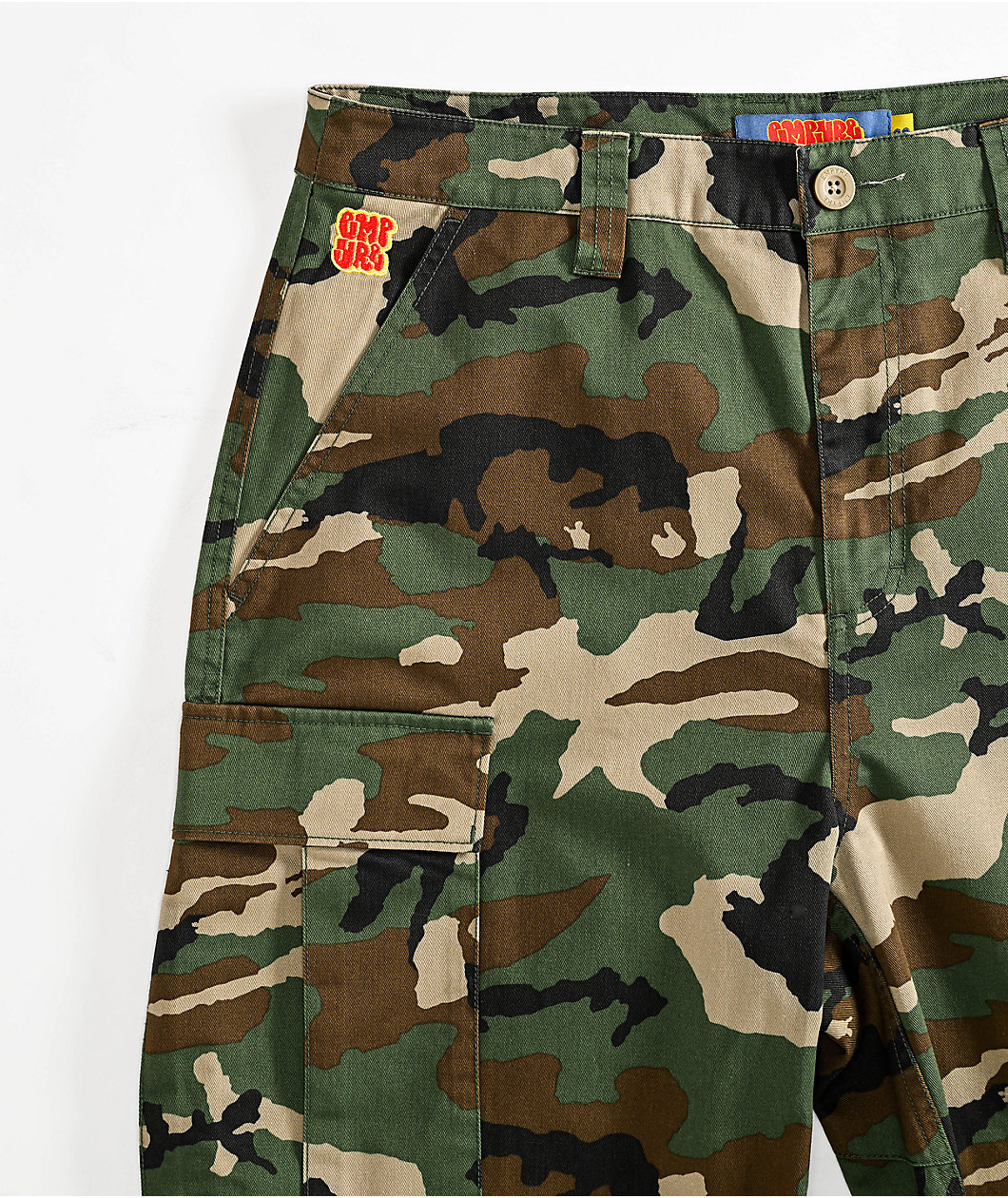 Empyre Cargo Loose Fit Camo Skate Shorts