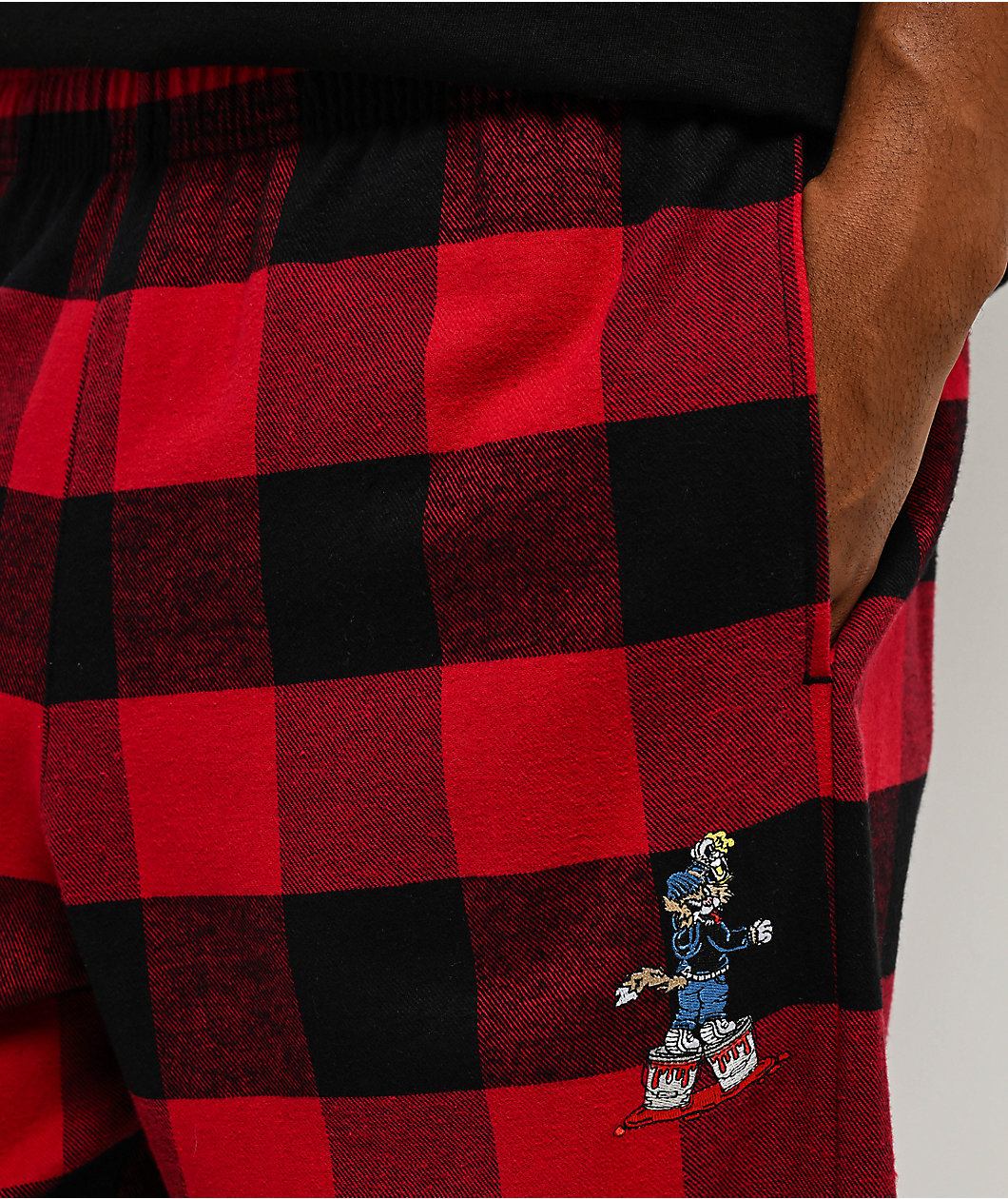Empyre Cats Red Plaid Lounge Pants