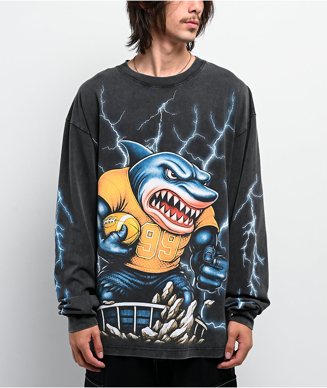 Empyre Chompions Vintage Black Long Sleeve T-Shirt