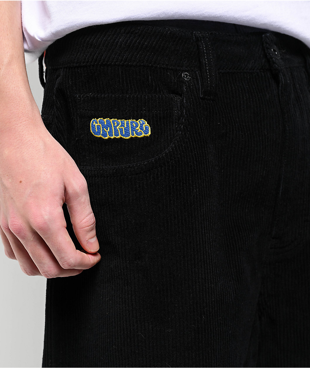 Empyre Corduroy Black Ultra Wide Pants