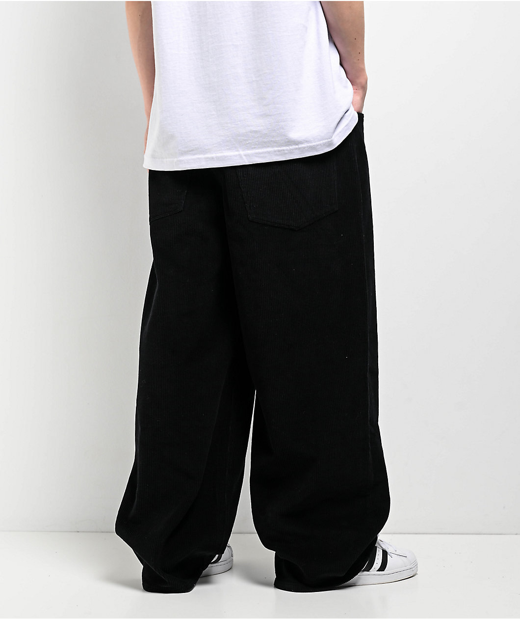 Empyre Corduroy Black Ultra Wide Pants