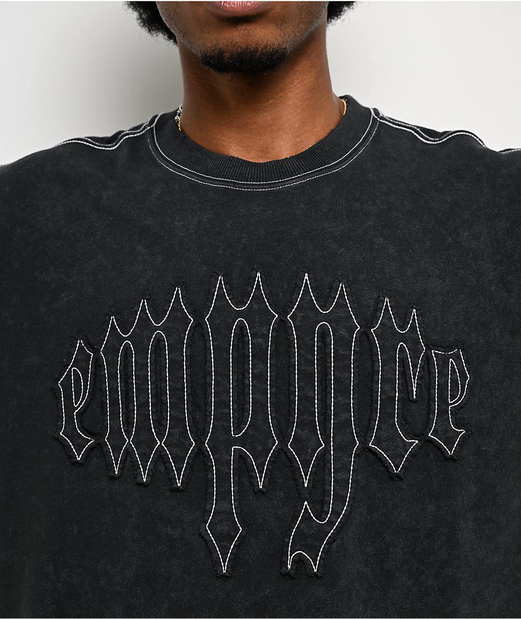 Empyre Corkscrew Black Wash Boxy T-Shirt