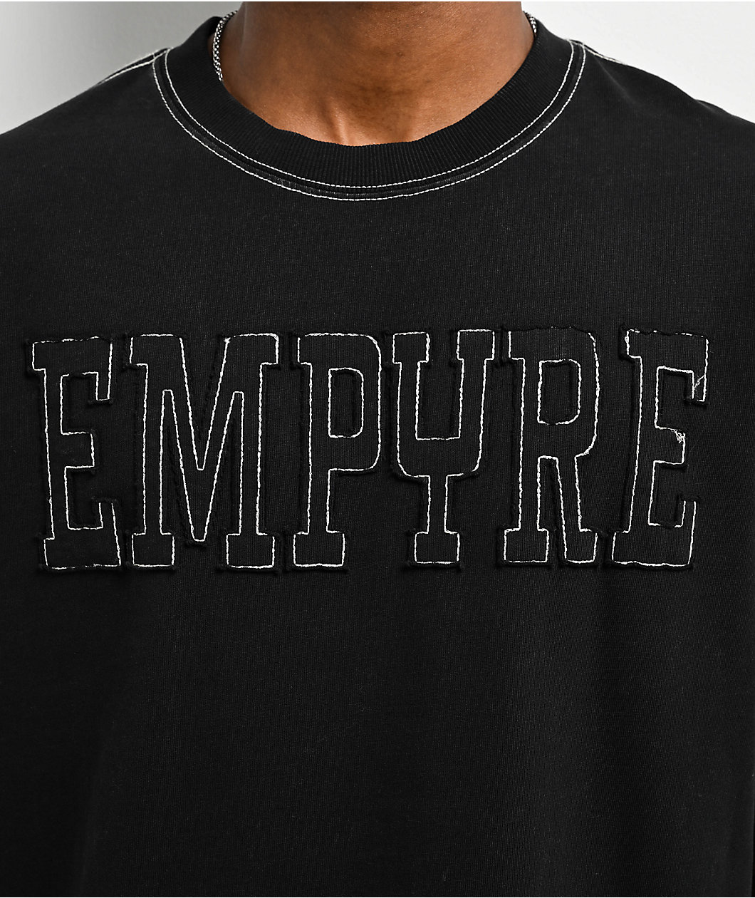 Empyre Cowboy Stitch Knit Black T-Shirt