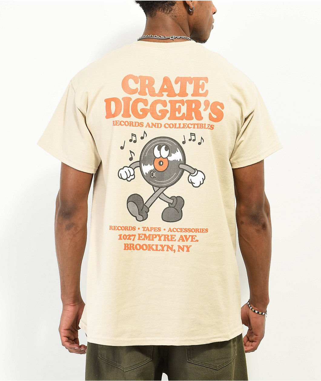 Empyre Crate Diggers Sand T-Shirt